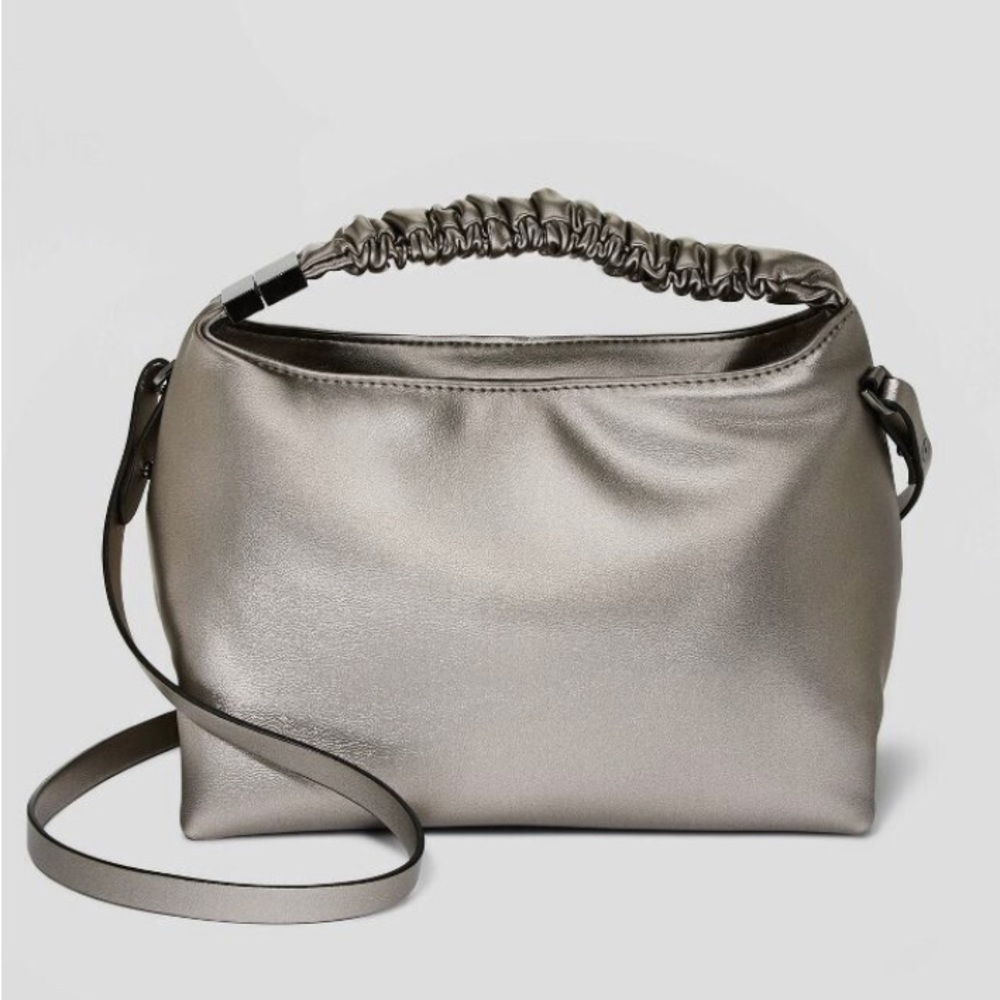 NEW A New Day Metallic Gray Shoulder bag purse Purse